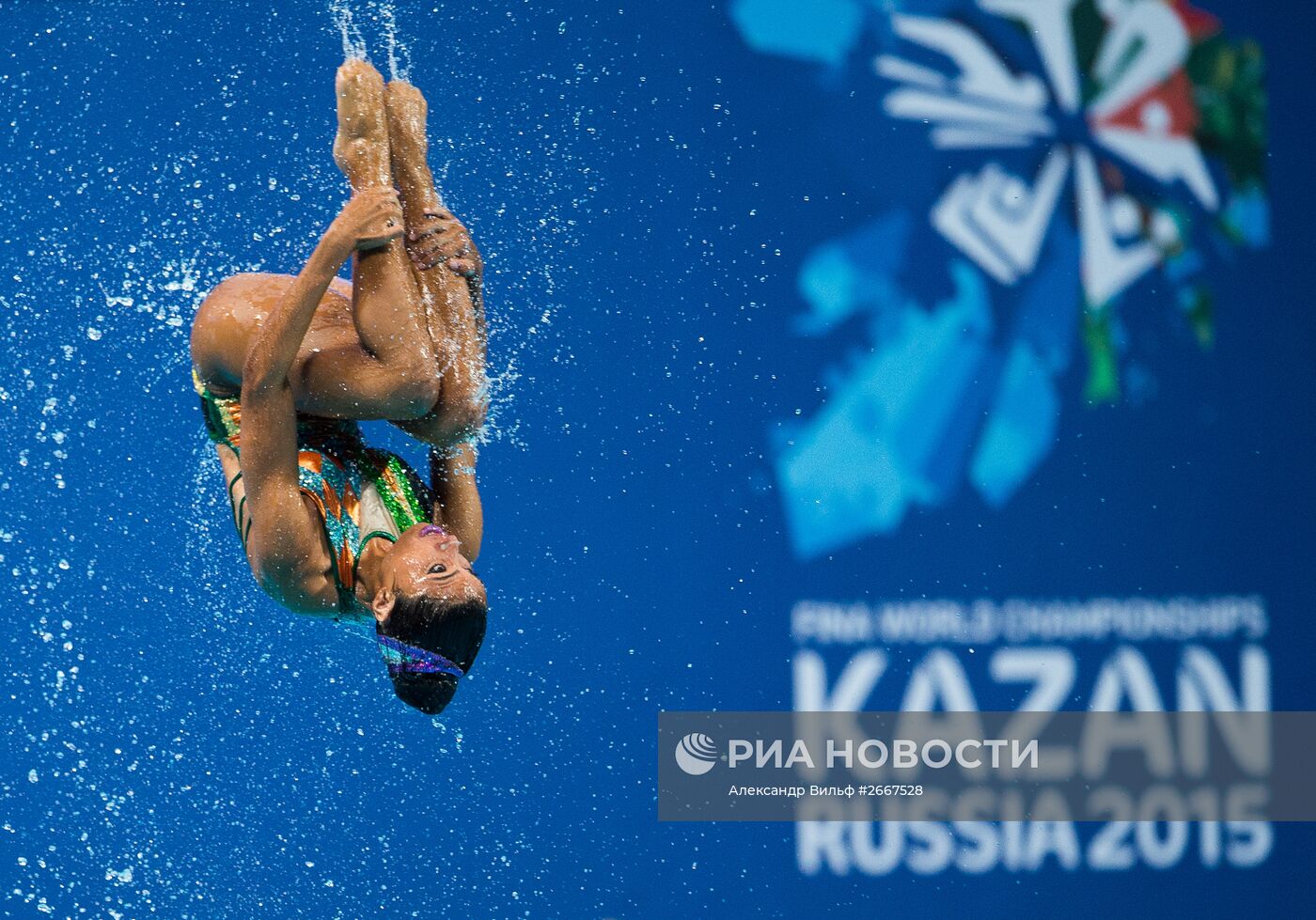 Чемпионат мира FINA 2015. Синхронное плавание. Группы. Произвольная программа. Предварительный раунд