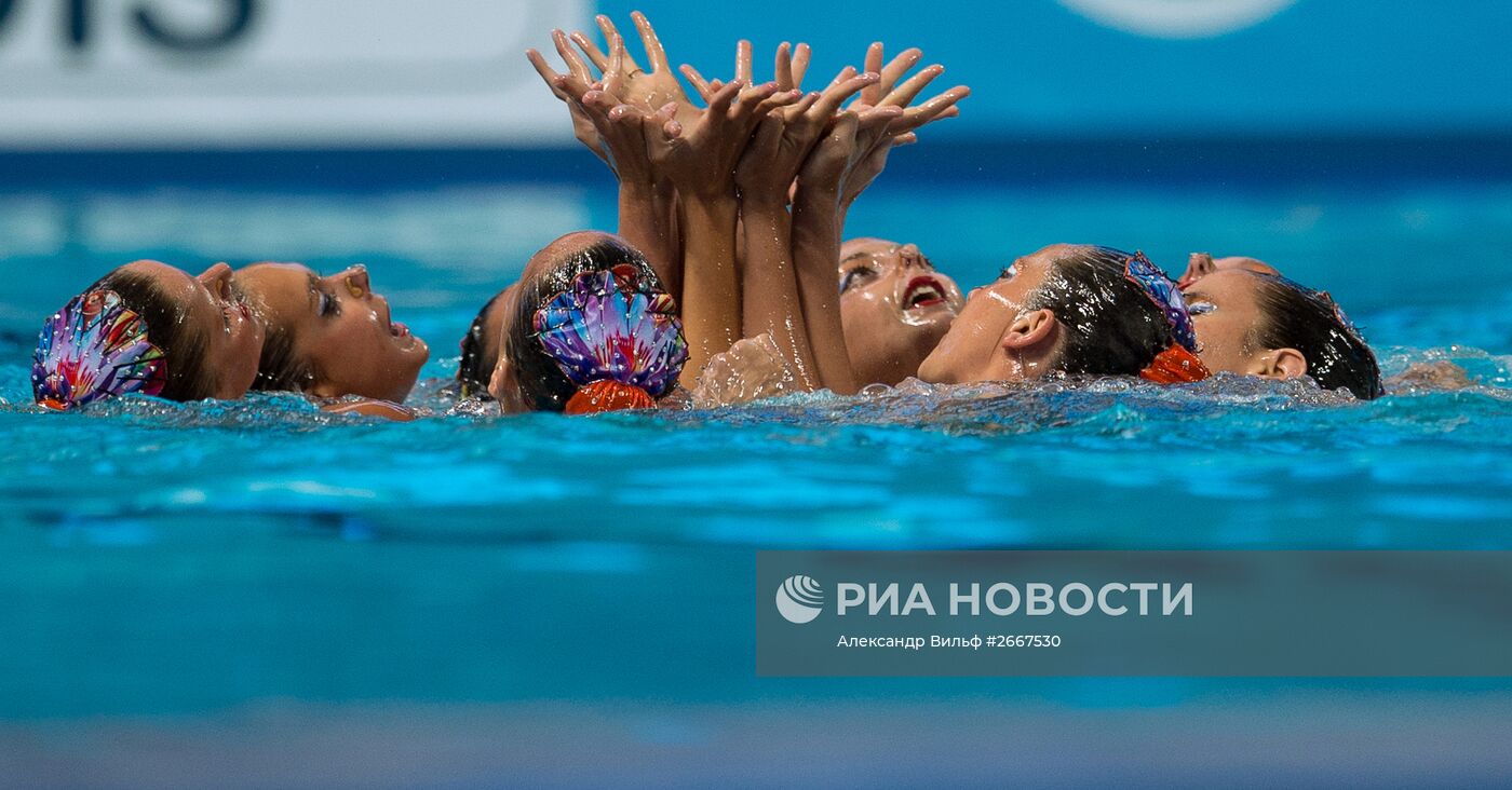 Чемпионат мира FINA 2015. Синхронное плавание. Группы. Произвольная программа. Предварительный раунд