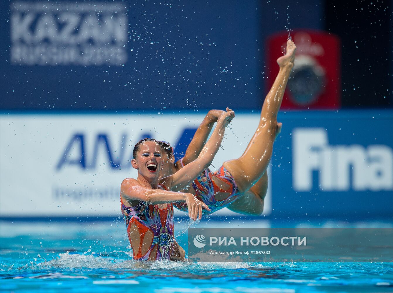 Чемпионат мира FINA 2015. Синхронное плавание. Группы. Произвольная программа. Предварительный раунд