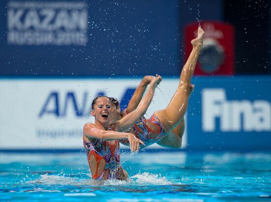 Чемпионат мира FINA 2015. Синхронное плавание. Группы. Произвольная программа. Предварительный раунд