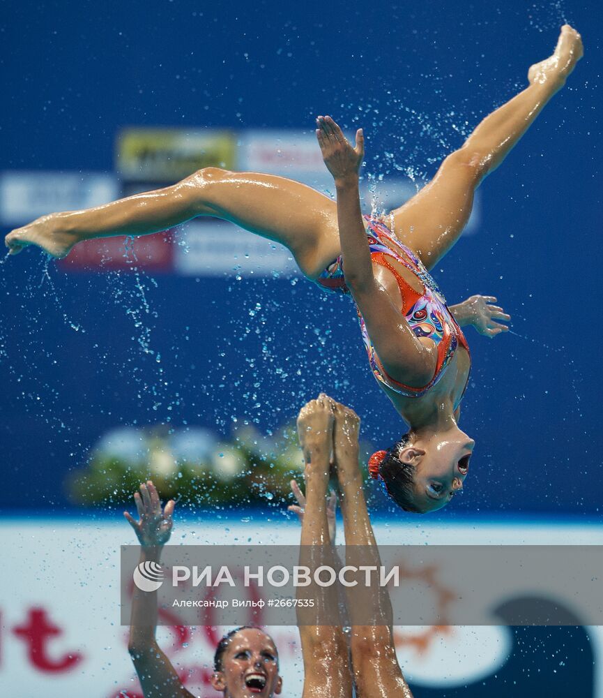 Чемпионат мира FINA 2015. Синхронное плавание. Группы. Произвольная программа. Предварительный раунд