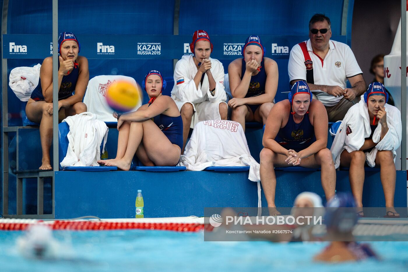 Чемпионат мира FINA 2015. Водное поло. Женщины. Матч Венгрия - Россия