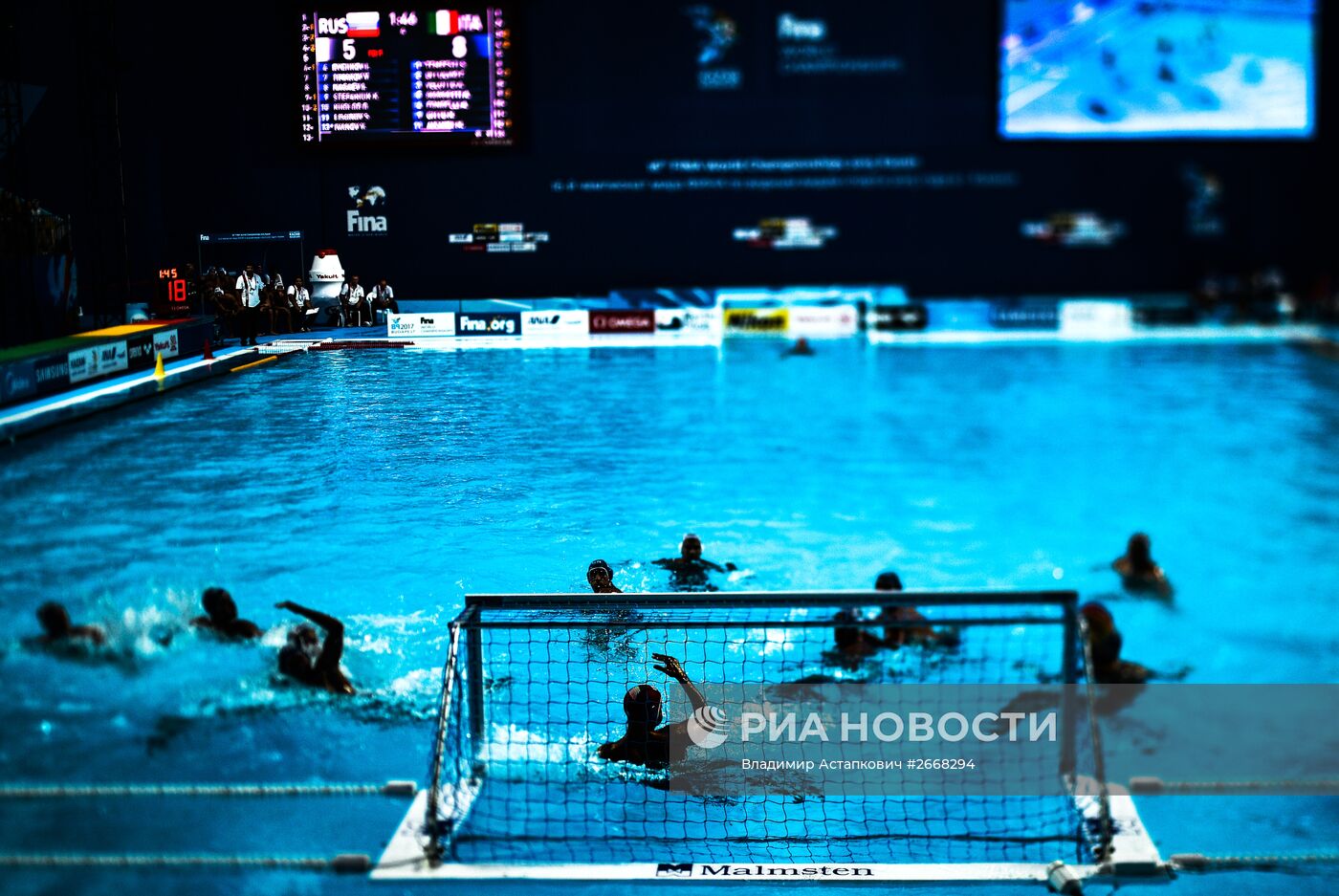 Чемпионат мира FINA 2015. Водное поло. Мужчины. Матч Россия - Италия