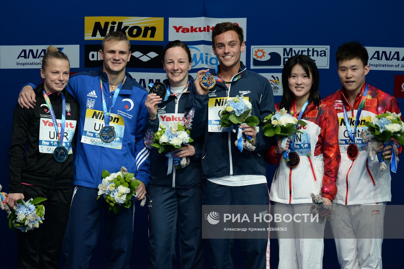 Чемпионат мира FINA 2015. Прыжки в воду. Команды. Финал