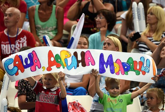 Чемпионат мира FINA 2015. Синхронное плавание. Смешанные дуэты. Произвольная программа. Финал