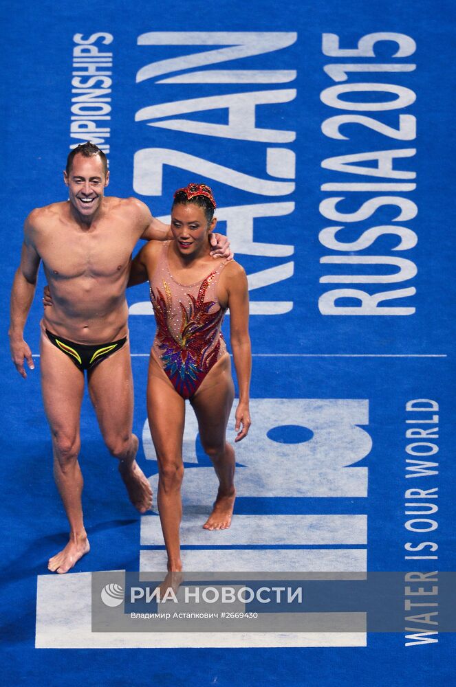 Чемпионат мира FINA 2015. Синхронное плавание. Смешанные дуэты. Произвольная программа. Финал