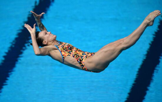 Чемпионат мира FINA 2015. Прыжки в воду. Женщины. Трамплин 3 м. Полуфинал