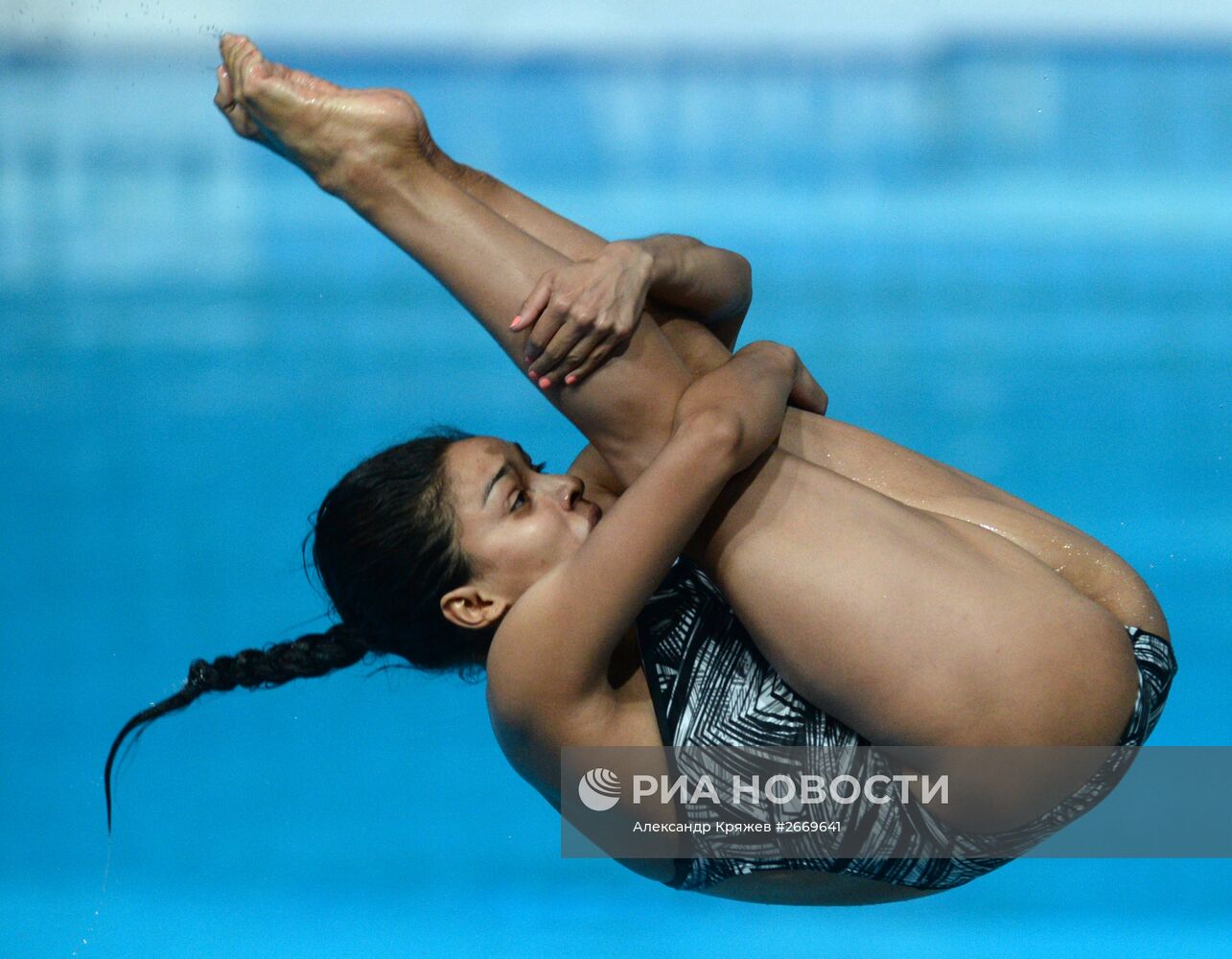 Чемпионат мира FINA 2015. Прыжки в воду. Женщины. Трамплин 3 м. Полуфинал