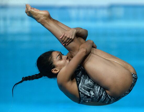 Чемпионат мира FINA 2015. Прыжки в воду. Женщины. Трамплин 3 м. Полуфинал