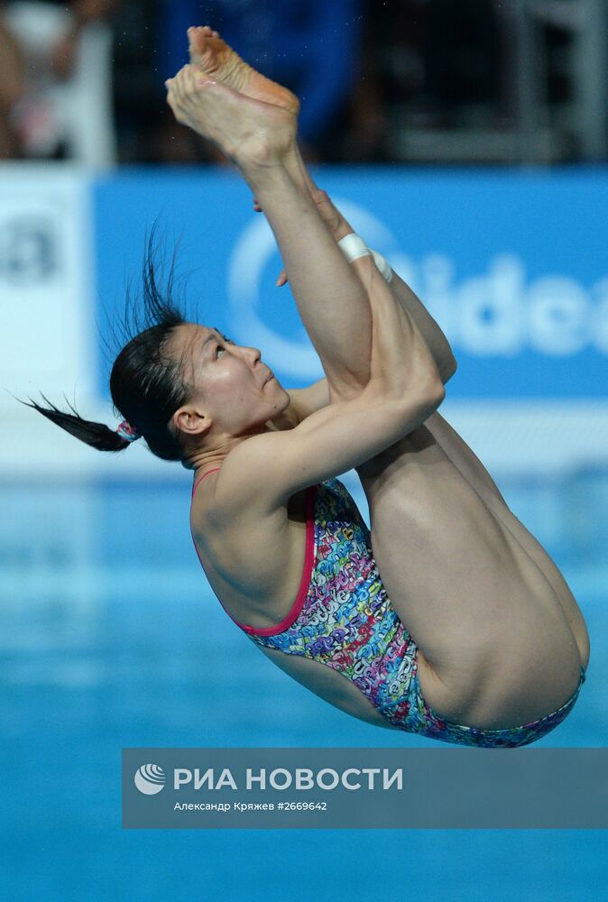 Чемпионат мира FINA 2015. Прыжки в воду. Женщины. Трамплин 3 м. Полуфинал