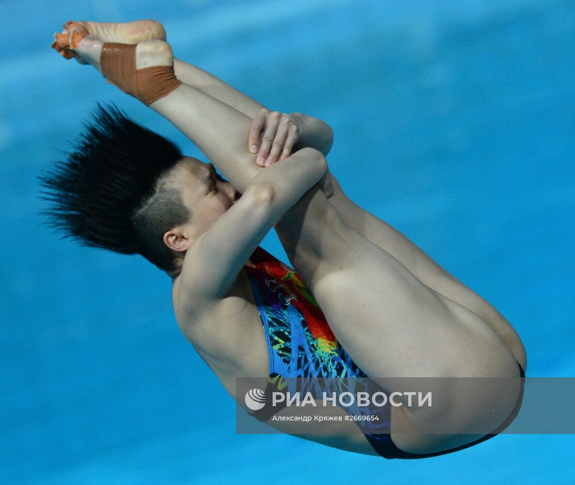 Чемпионат мира FINA 2015. Прыжки в воду. Женщины. Трамплин 3 м. Полуфинал