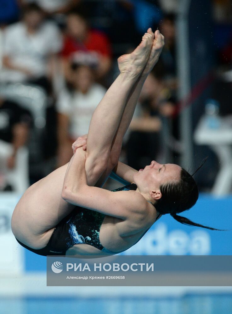 Чемпионат мира FINA 2015. Прыжки в воду. Женщины. Трамплин 3 м. Полуфинал