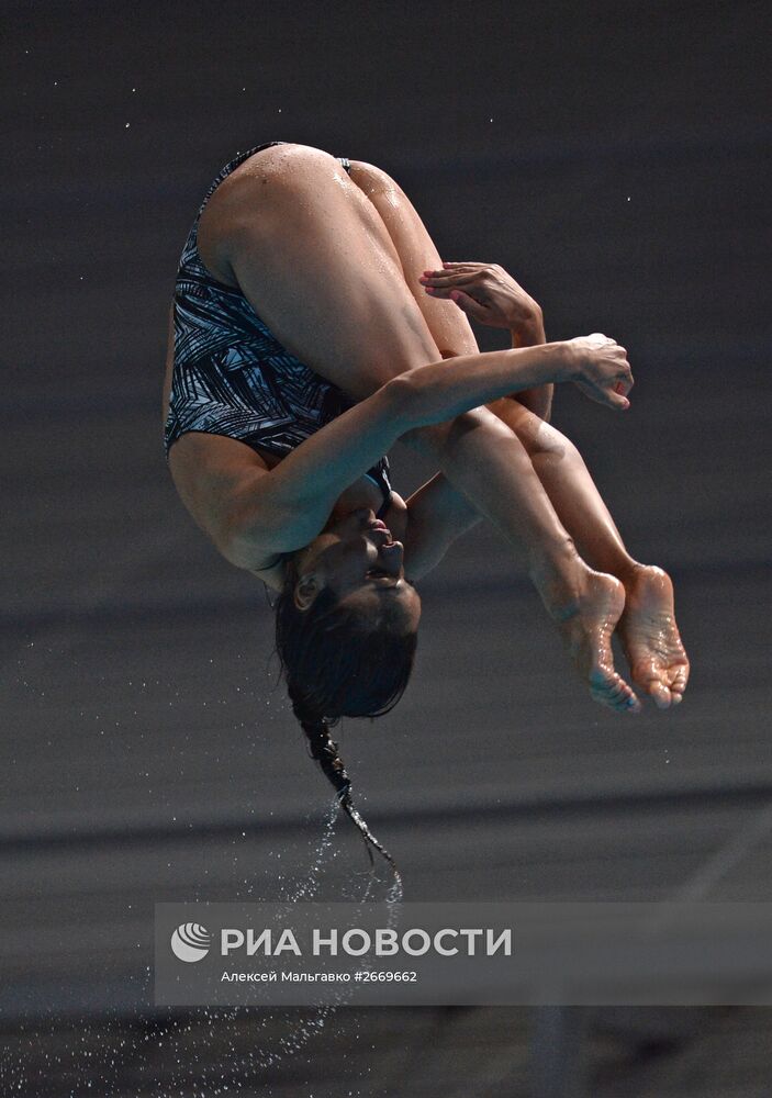 Чемпионат мира FINA 2015. Прыжки в воду. Женщины. Трамплин 3 м. Полуфинал