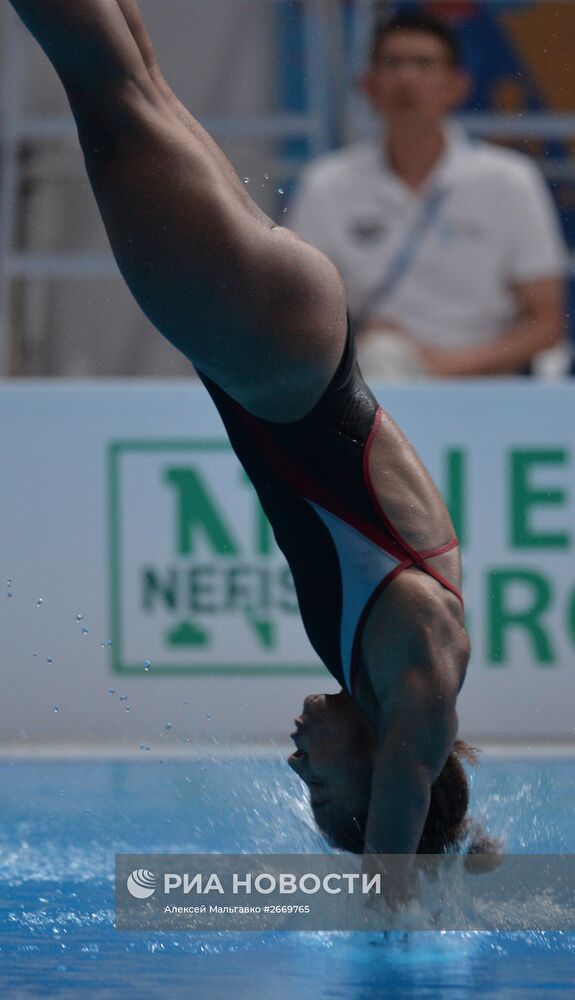 Чемпионат мира FINA 2015. Прыжки в воду. Женщины. Трамплин 3 м. Полуфинал