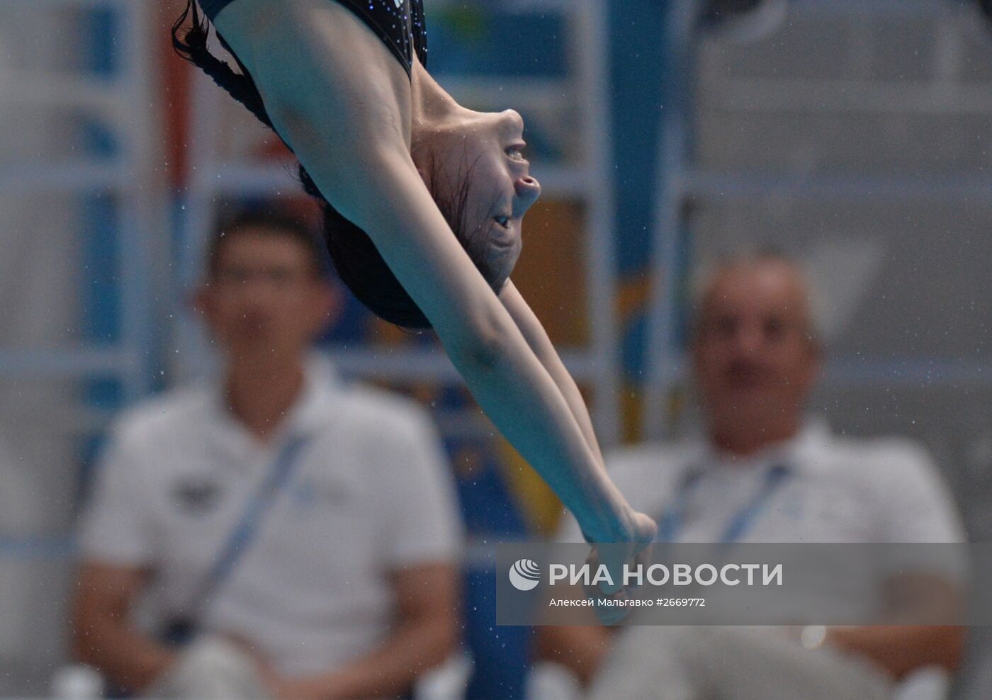 Чемпионат мира FINA 2015. Прыжки в воду. Женщины. Трамплин 3 м. Полуфинал