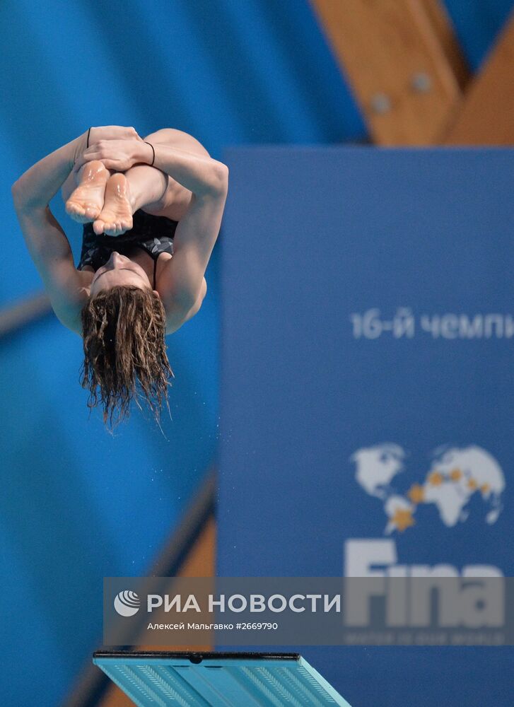 Чемпионат мира FINA 2015. Прыжки в воду. Женщины. Трамплин 3 м. Полуфинал