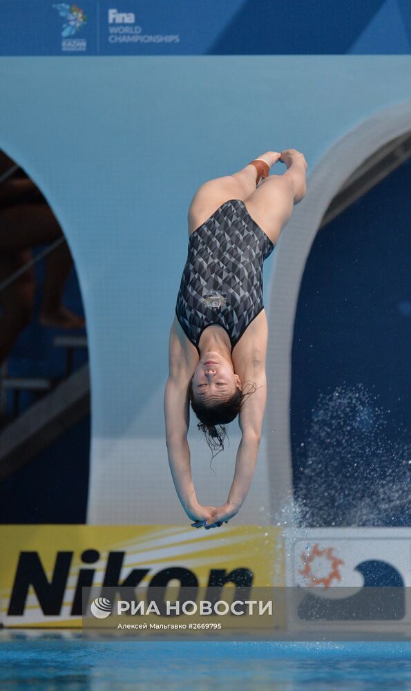 Чемпионат мира FINA 2015. Прыжки в воду. Женщины. Трамплин 3 м. Полуфинал