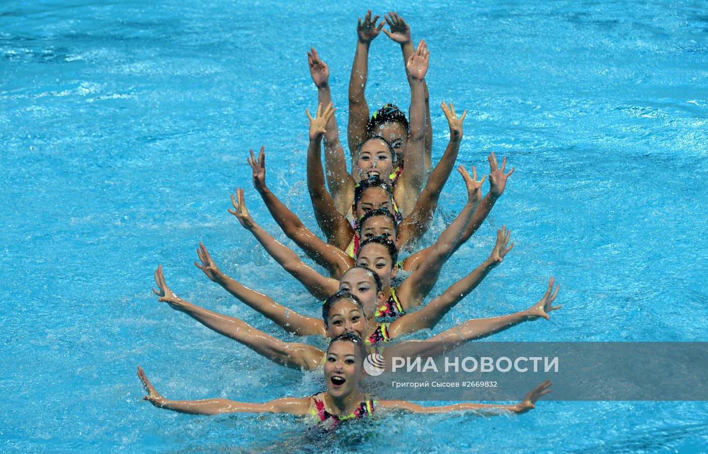 Чемпионат мира FINA 2015. Синхронное плавание. Группы. Произвольная программа. Финал