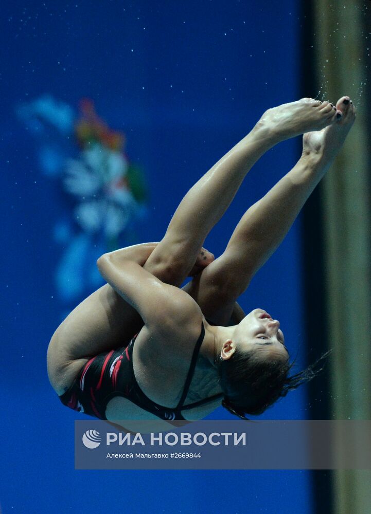 Чемпионат мира FINA 2015. Прыжки в воду. Женщины. Трамплин 3 м. Полуфинал