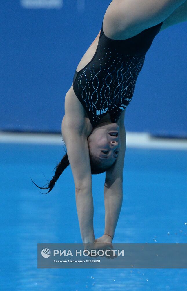 Чемпионат мира FINA 2015. Прыжки в воду. Женщины. Трамплин 3 м. Полуфинал