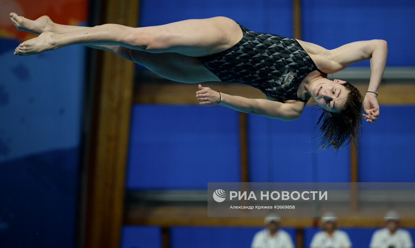 Чемпионат мира FINA 2015. Прыжки в воду. Женщины. Трамплин 3 м. Полуфинал