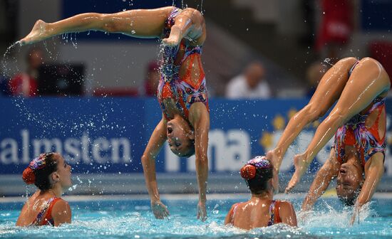 Чемпионат мира FINA 2015. Синхронное плавание. Группы. Произвольная программа. Финал