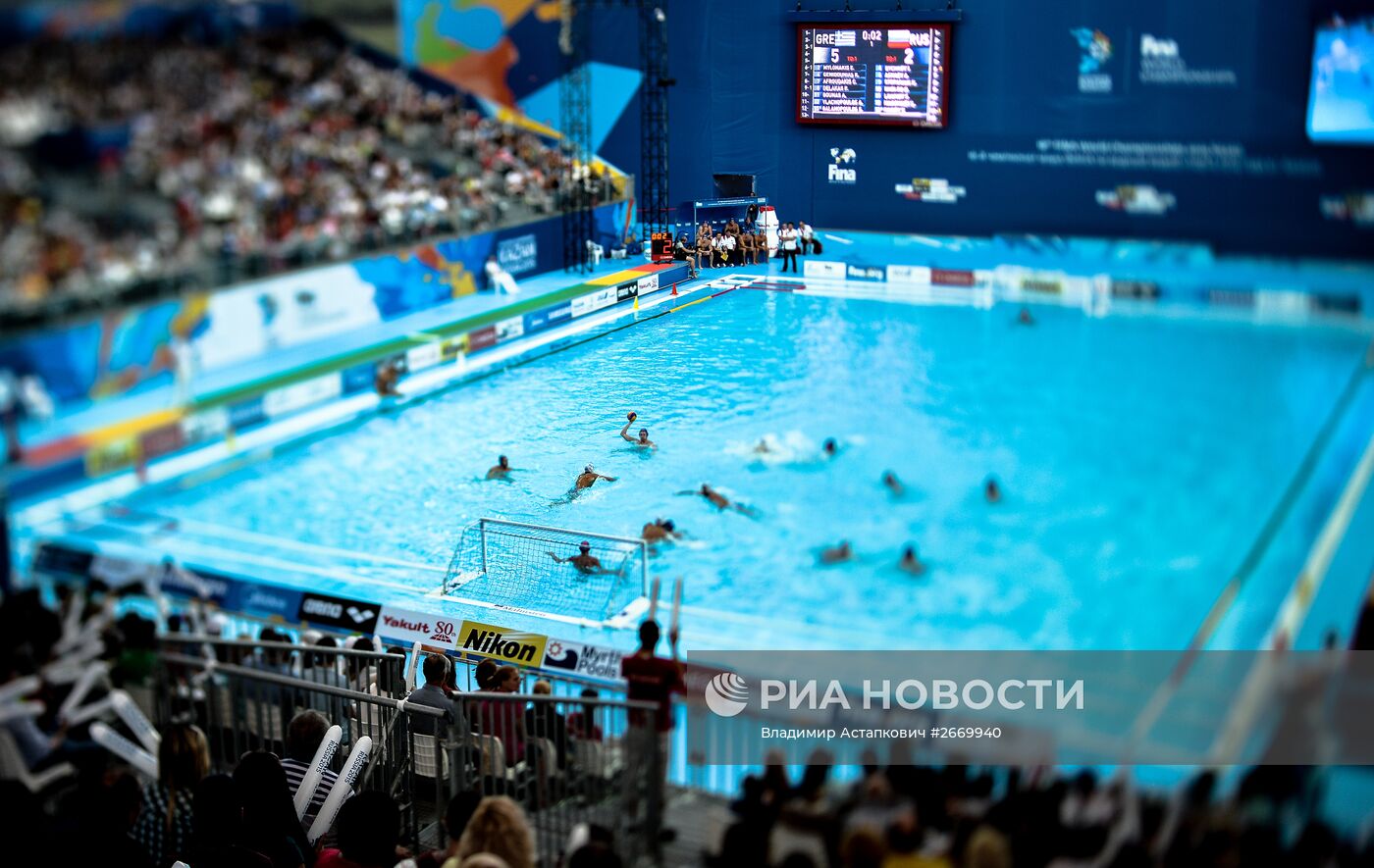 Чемпионат мира FINA 2015. Водное поло. Мужчины. Матч Греция - Россия