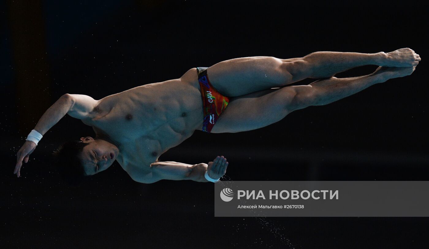 Чемпионат мира FINA 2015. Прыжки в воду. Мужчины. Трамплин 3 м. Финал