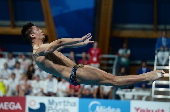 Чемпионат мира FINA 2015. Прыжки в воду. Мужчины. Трамплин 3 м. Финал