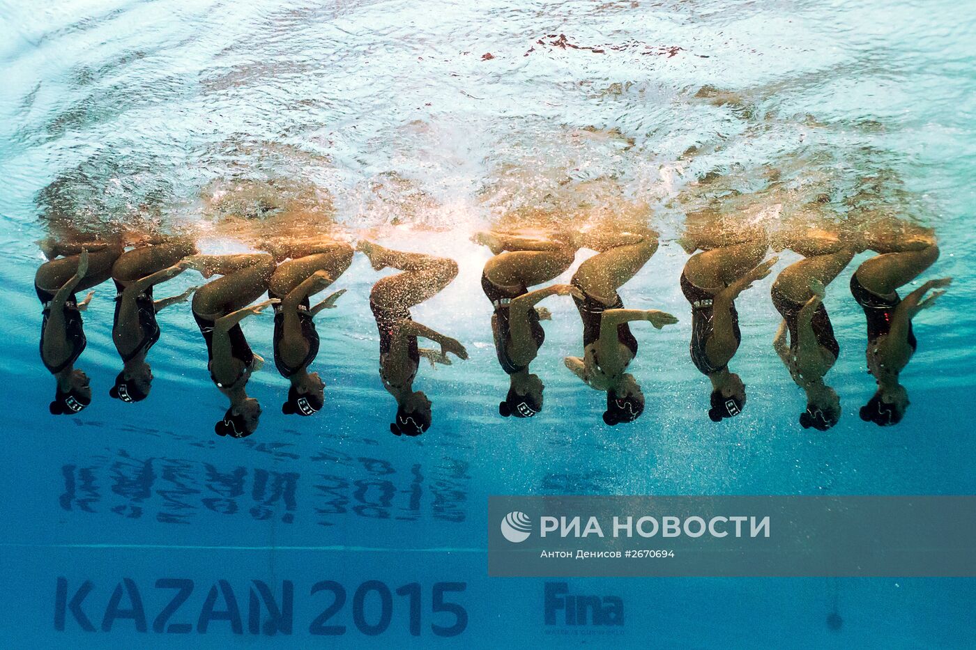 Чемпионат мира FINA 2015. Синхронное плавание. Комбинация. Произвольная программа. Финал