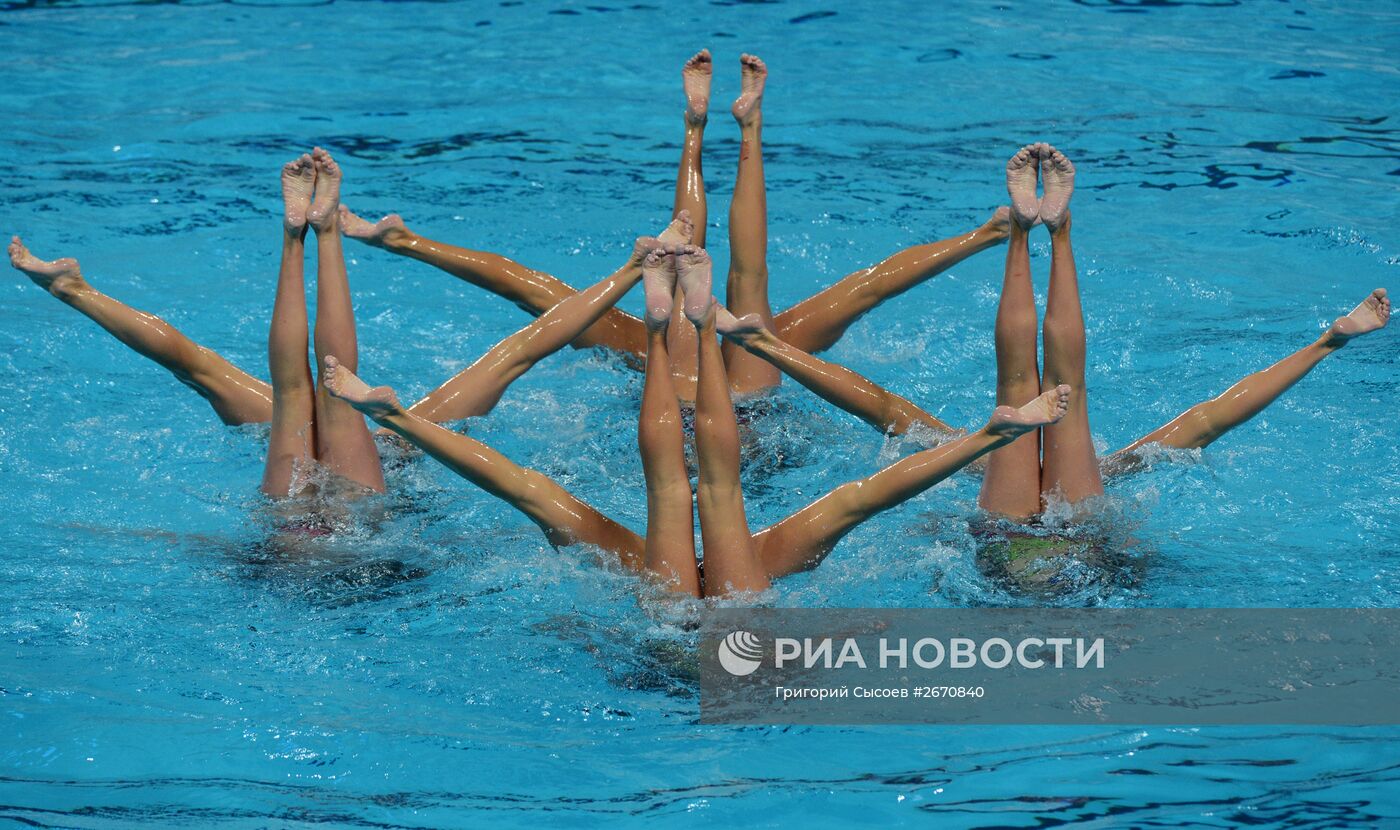 Чемпионат мира FINA 2015. Синхронное плавание. Комбинация. Произвольная программа. Финал