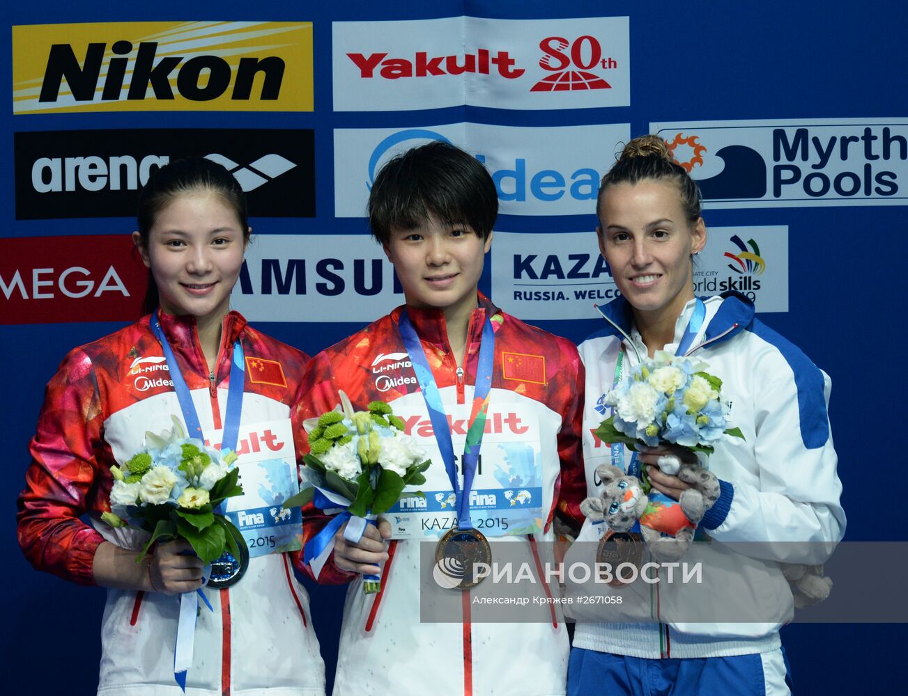 Чемпионат мира FINA 2015. Прыжки в воду. Женщины. Трамплин 3 м. Финал