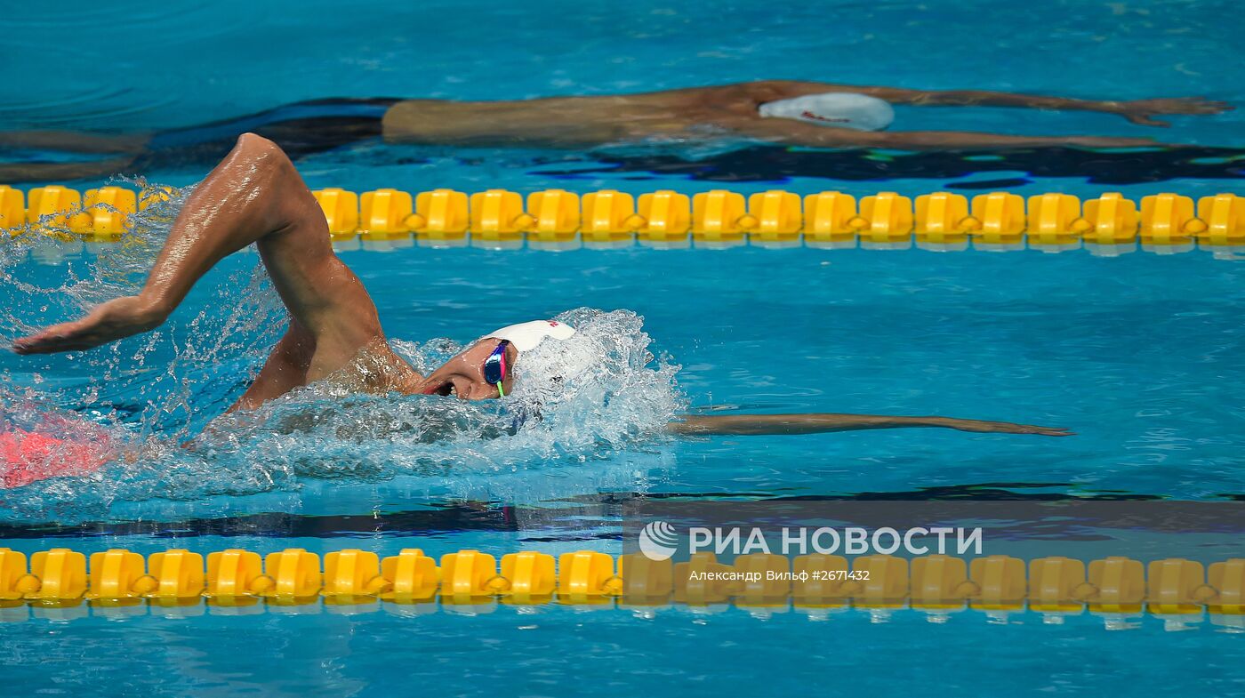 Чемпионат мира FINA 2015. Плавание. Первый день. Утренняя сессия