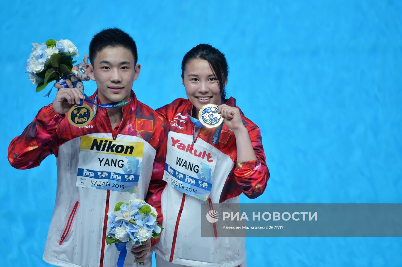 Чемпионат мира FINA 2015. Синхронные прыжки в воду. Смешанные дуэты. Трамплин 3 м. Финал