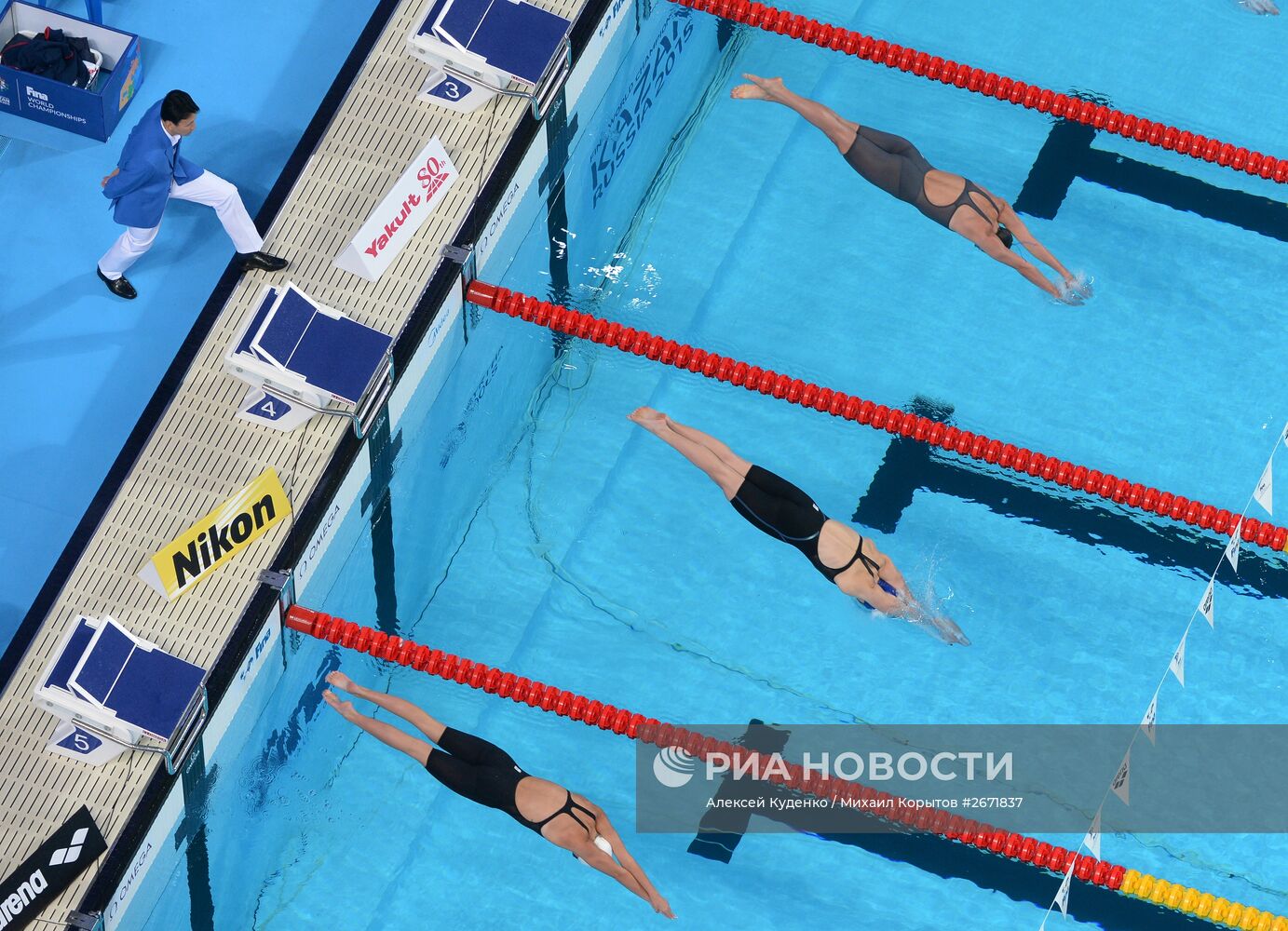 Чемпионат мира FINA 2015. Плавание. Первый день. Вечерняя сессия