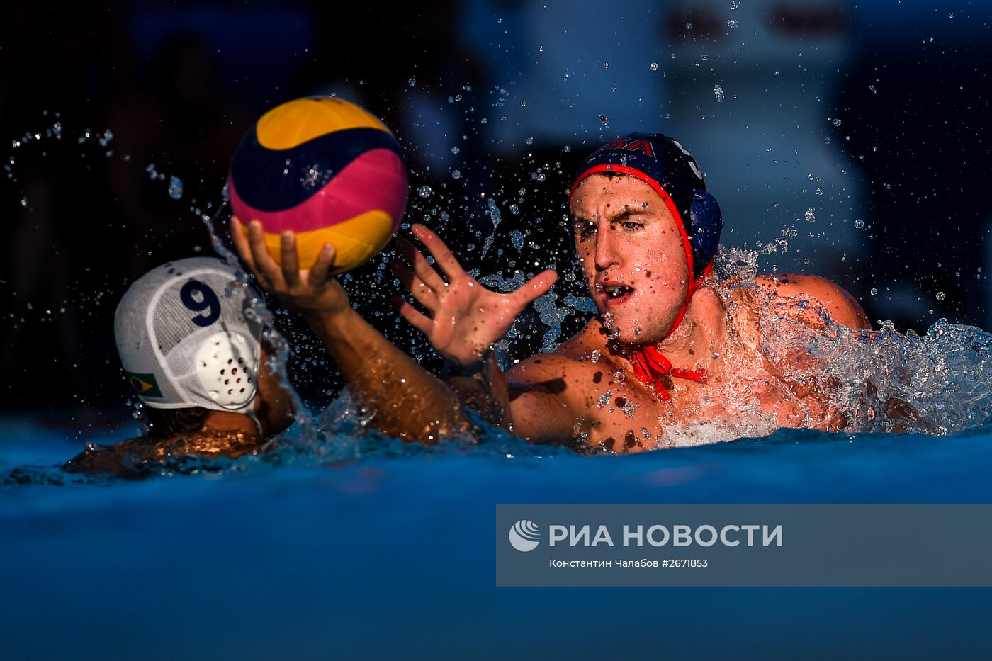 Чемпионат мира FINA 2015. Водное поло. Мужчины. Матч Бразилия - США