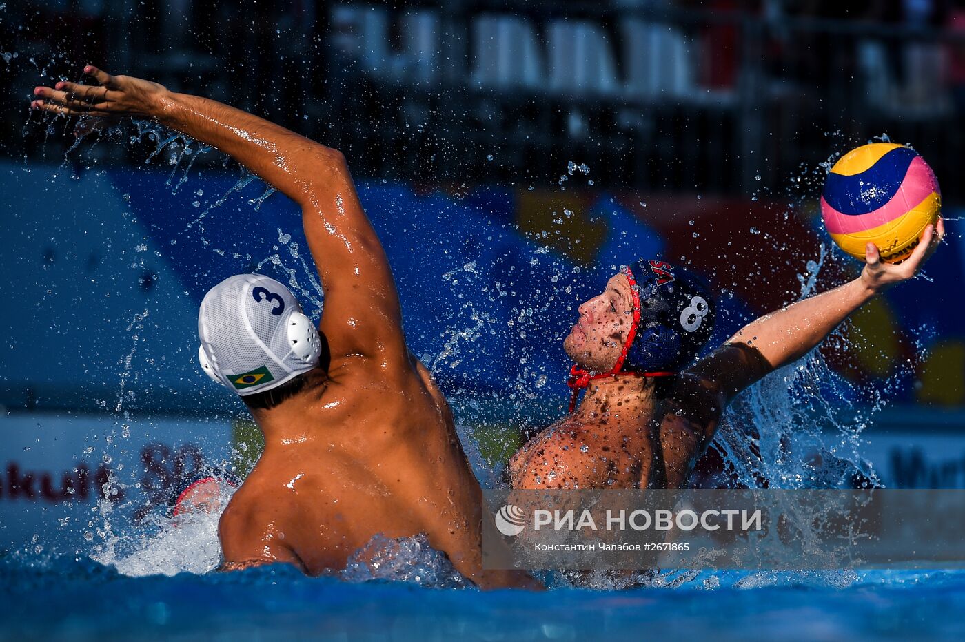 Чемпионат мира FINA 2015. Водное поло. Мужчины. Матч Бразилия - США