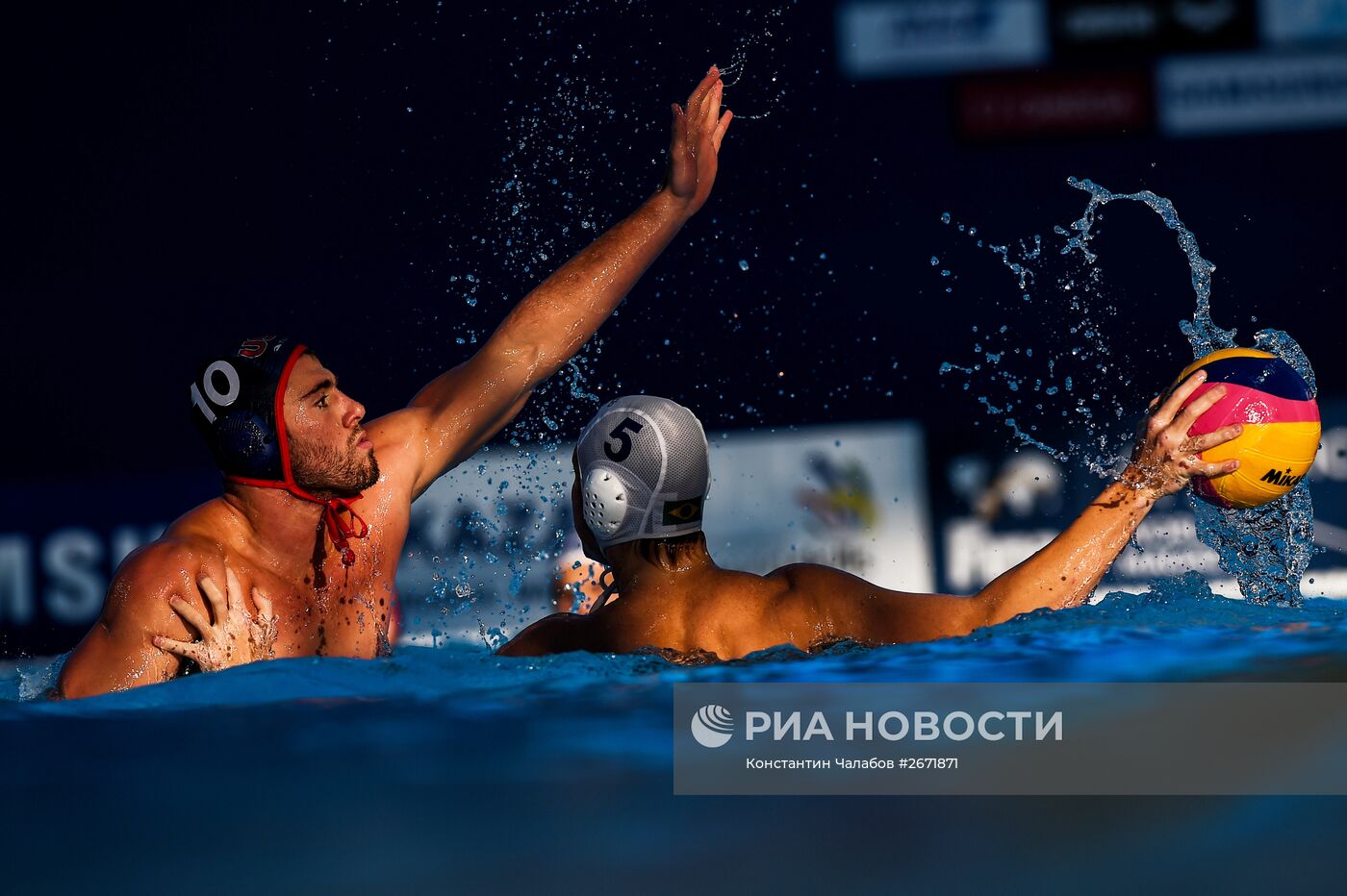 Чемпионат мира FINA 2015. Водное поло. Мужчины. Матч Бразилия - США