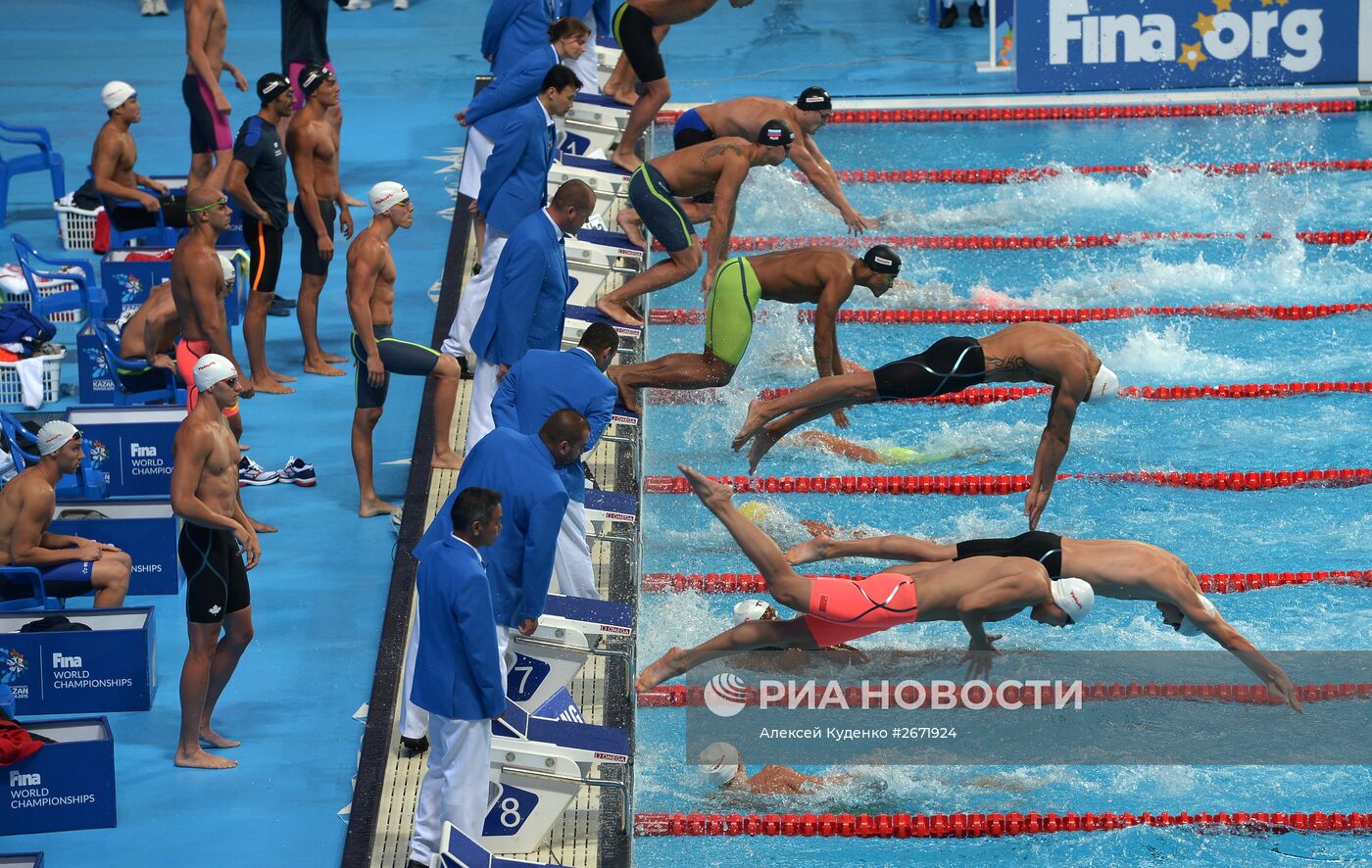 Чемпионат мира FINA 2015. Плавание. Первый день. Вечерняя сессия