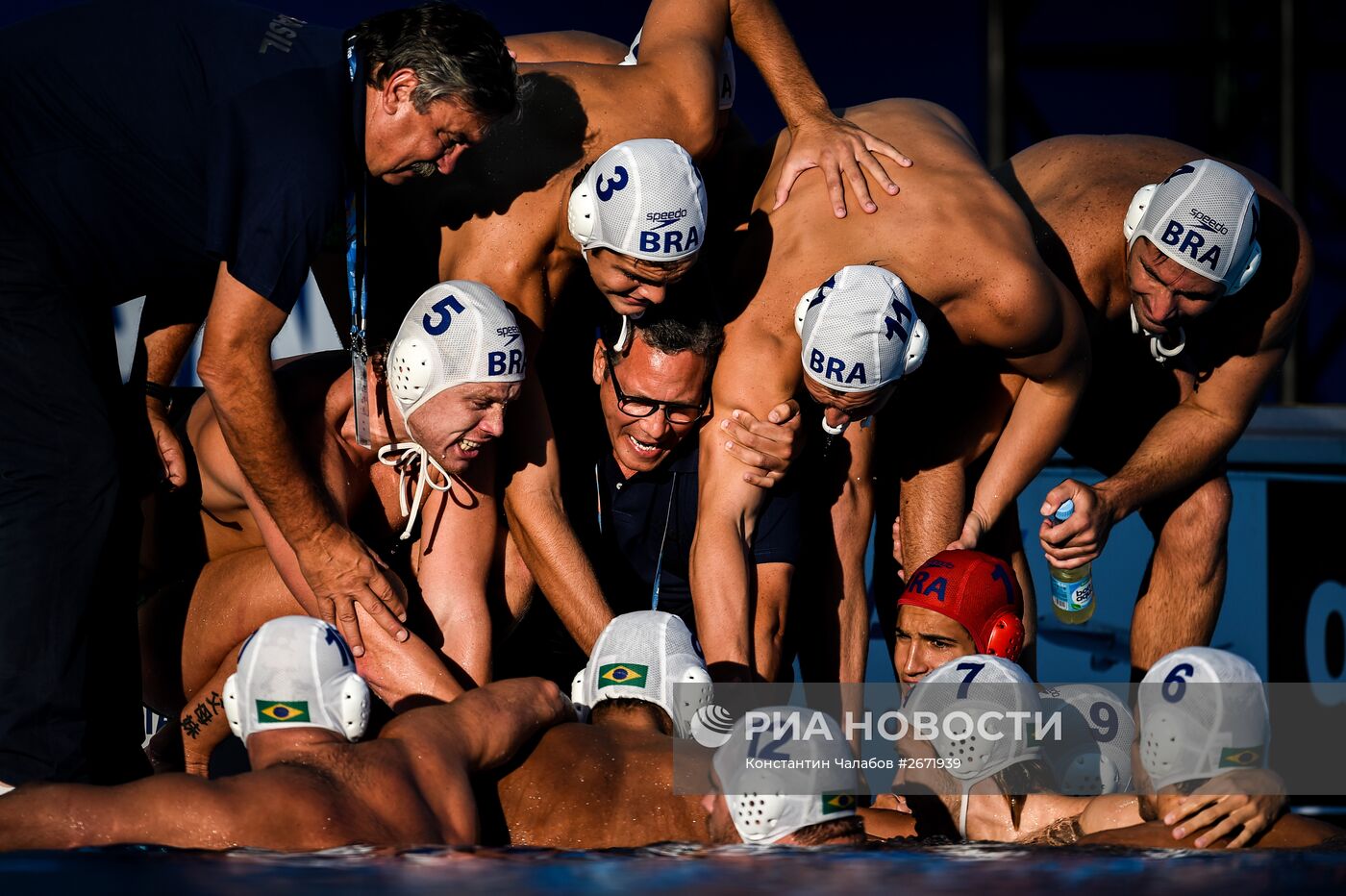 Чемпионат мира FINA 2015. Водное поло. Мужчины. Матч Бразилия - США