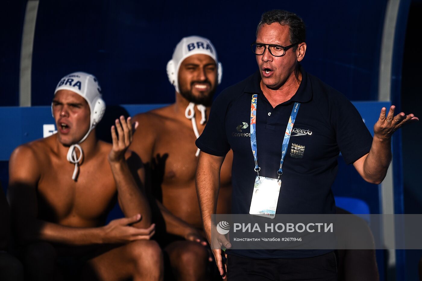 Чемпионат мира FINA 2015. Водное поло. Мужчины. Матч Бразилия - США