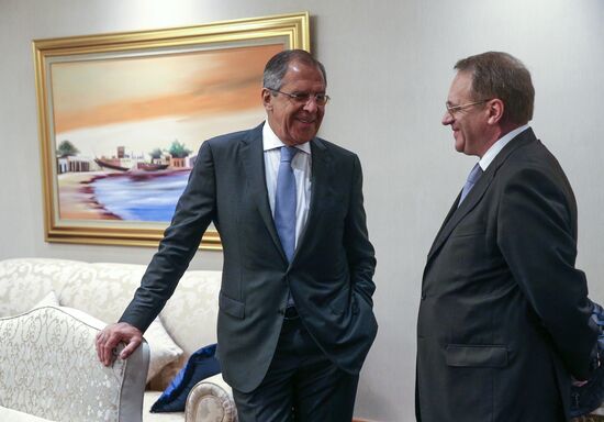 Рабочий визит министра иностранных дел России С.Лаврова в Катар