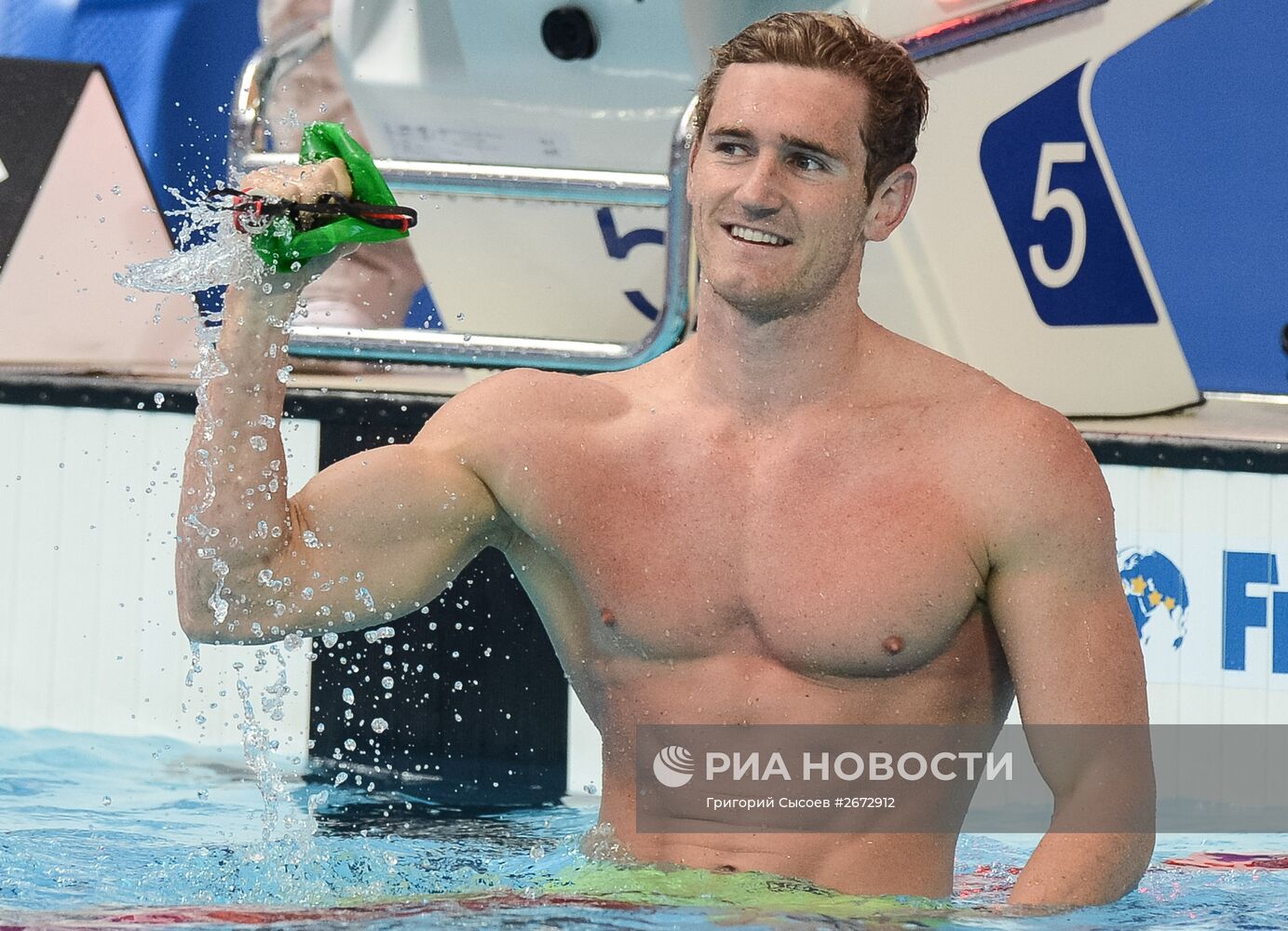 Чемпионат мира FINA 2015. Плавание. Третий день. Утренняя сессия