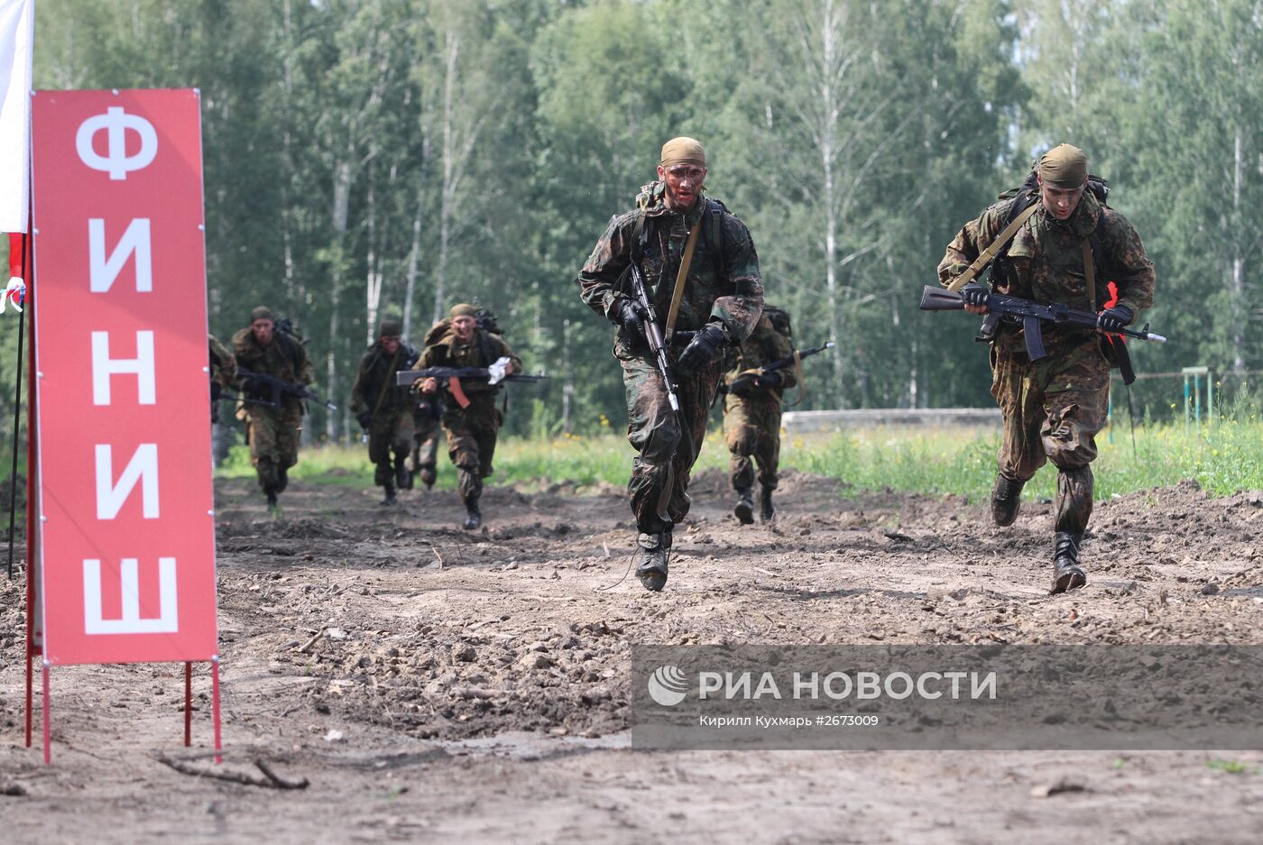 Всеармейский конкурс "Отличники войсковой разведки" в Новосибирске