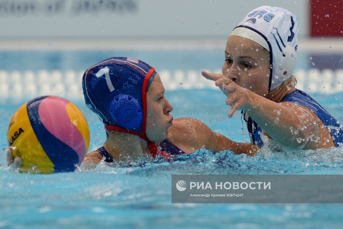 Чемпионат мира FINA 2015. Водное поло. Женщины. Матч Греция - Россия