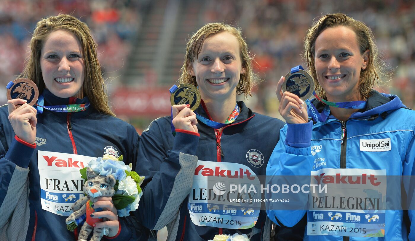 Чемпионат мира FINA 2015. Плавание. Четвертый день. Вечерняя сессия