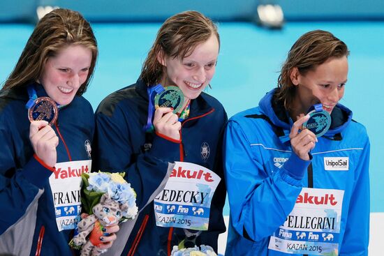 Чемпионат мира FINA 2015. Плавание. Четвертый день. Вечерняя сессия