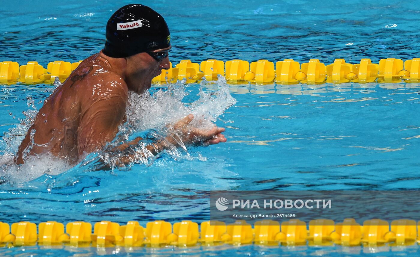 Чемпионат мира FINA 2015. Плавание. Четвертый день. Вечерняя сессия