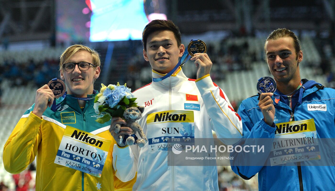 Чемпионат мира FINA 2015. Плавание. Четвертый день. Вечерняя сессия