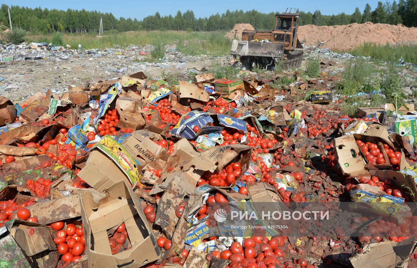 Уничтожение санкционной продукции